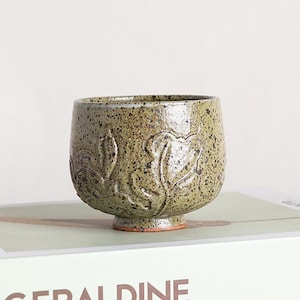 Japanese Wood-Fire Relief Lotus Ceramic Tea Cup 200ml