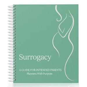 Surrogacy Planner – Intended Parents Keepsake, IVF Journey Organizer