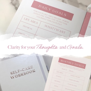 Self-Care Journal with Daily Guided Prompts - Vegan Leather Gratitude & Wellness Planner with Stickers image 17