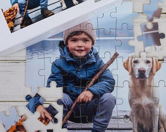 Rompecabezas personalizado, rompecabezas de piezas grandes para adultos mayores, rompecabezas para personas mayores, rompecabezas personalizado de parejas con fotos, regalo del Día del Padre