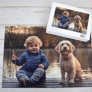 Puzzle en bois personnalisé pour enfants,Casse-tête personnalisé,Cadeau de famille,Puzzle photo 300-1000 pièces,Créez votre propre puzzle,Cadeaux de Noël