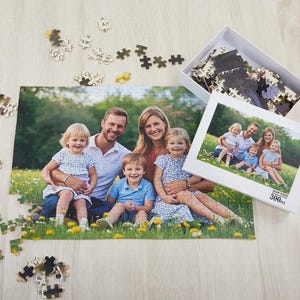 Personalisiertes Puzzle, großes Stück Puzzle für Senioren Erwachsene, Puzzles für ältere Menschen, benutzerdefiniertes Puzzle von Fotopaaren, Vatertagsgeschenk