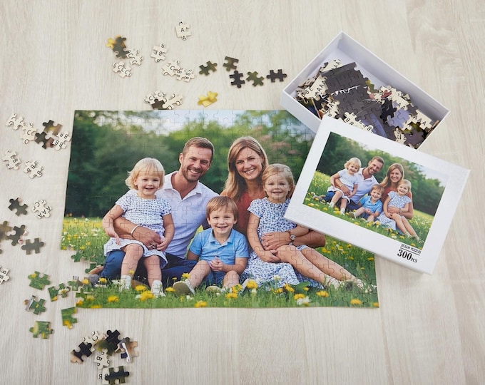 Personalized Puzzle, Large Piece Jigsaw Puzzles for Seniors Adults, Puzzles for Elderly, Custom Puzzle from Photo Couples, Fathers Day Gift