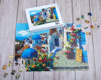 Personalized Wooden Photo Puzzle, Custom Jigsaw Puzzle with 25-1000 Pieces, Painting Puzzle from Your Own Picture Her, Valentine's Day Gift