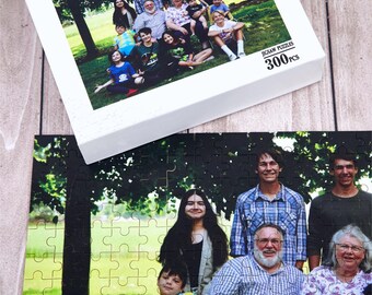 Personalized Photo Jigsaw Puzzle, Custom Family Memories (300-1000 Pieces)