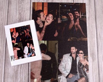 Casse-tête photo personnalisé pour couple, casse-tête photo personnalisé de 25 à 1 000 pièces, avec votre propre image, cadeaux pour couple, cadeau pour elle