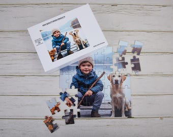 Rompecabezas personalizado, rompecabezas de piezas grandes para adultos mayores, rompecabezas para personas mayores, rompecabezas personalizado de parejas con fotos, regalo del Día del Padre