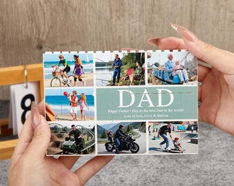 Personalized Photo Puzzle Blocks, LEGO-Compatible Gift for Daddy,Custom Father’s Day Gift, Adult DIY Building Set, Family Memory Wall Art