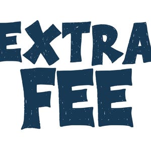 Extra Fee, Upgrade Shipping
