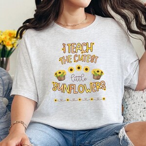 Sunflower Teacher Shirt Back To School Teacher Shirt Gift For Teacher Appreciation Cute Teacher Shirts Flower Teacher Shirt Cute Teacher Tee