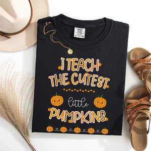 Cute Fall Pumpkin Teacher Shirt Thanksgiving Teacher Shirt I Teacher Shirt Cute Fall Shirt Teacher Pumpkin Shirt For Teacher I Teach Shirts