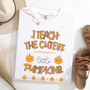 Cute Fall Pumpkin Teacher Shirt Thanksgiving Teacher Shirt I Teacher Shirt Cute Fall Shirt Teacher Pumpkin Shirt For Teacher I Teach Shirts