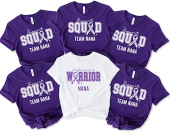 Custom Alzheimers Support Shirt Alzheimer's Awareness Shirt Alzheimers Supporter Custom Alzheimer Shirt Alzheimer Family Alzheimer's Support