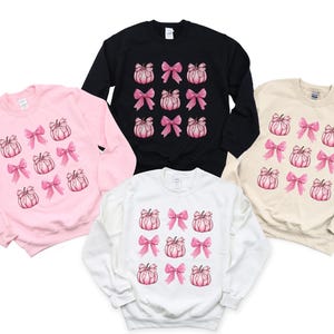 october pink sweatshirt
cute pink sweatshirt
pink bows sweatshirt