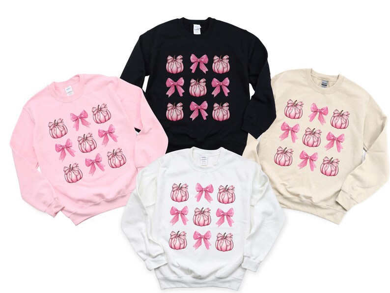 october pink sweatshirt
cute pink sweatshirt
pink bows sweatshirt