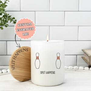 Custom Bowling Gift, Bowling Lovers Gift, Gift for Bowler, Bowling Christmas Gift, Bowling League Gift, Bowling Candle Gift, Bowler Gift