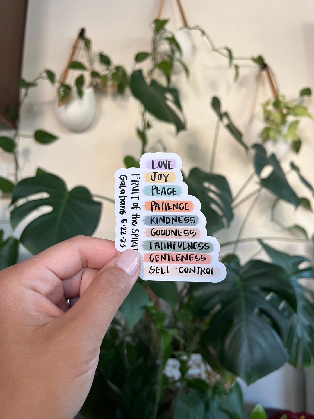 Fruit of the Spirit Sticker: Christian Bible Faith Decal - Etsy