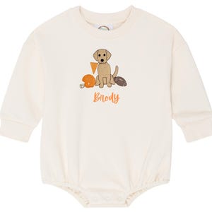 Tennessee Embroidered Baby Bubble Sweatshirt Romper & Toddler Crewneck | Cute Outfit | Dog | Go Team | Game Day | Personalized