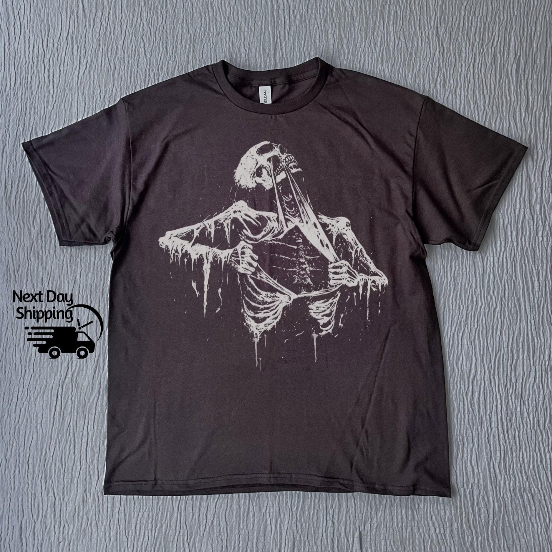 【F.V.V.O】SKELETON BROKEN HOLE T-SHIRT F.V.V.O】SKELETON BROKEN HOLE T-SHIRT | OUR BRAND,F.V.V.O