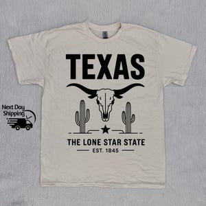 Retro Popular Texas Shirt, Vintage Texas The Lone Star State T-Shirt, Retro Washed Distressed Tee, Cute Texas Gift