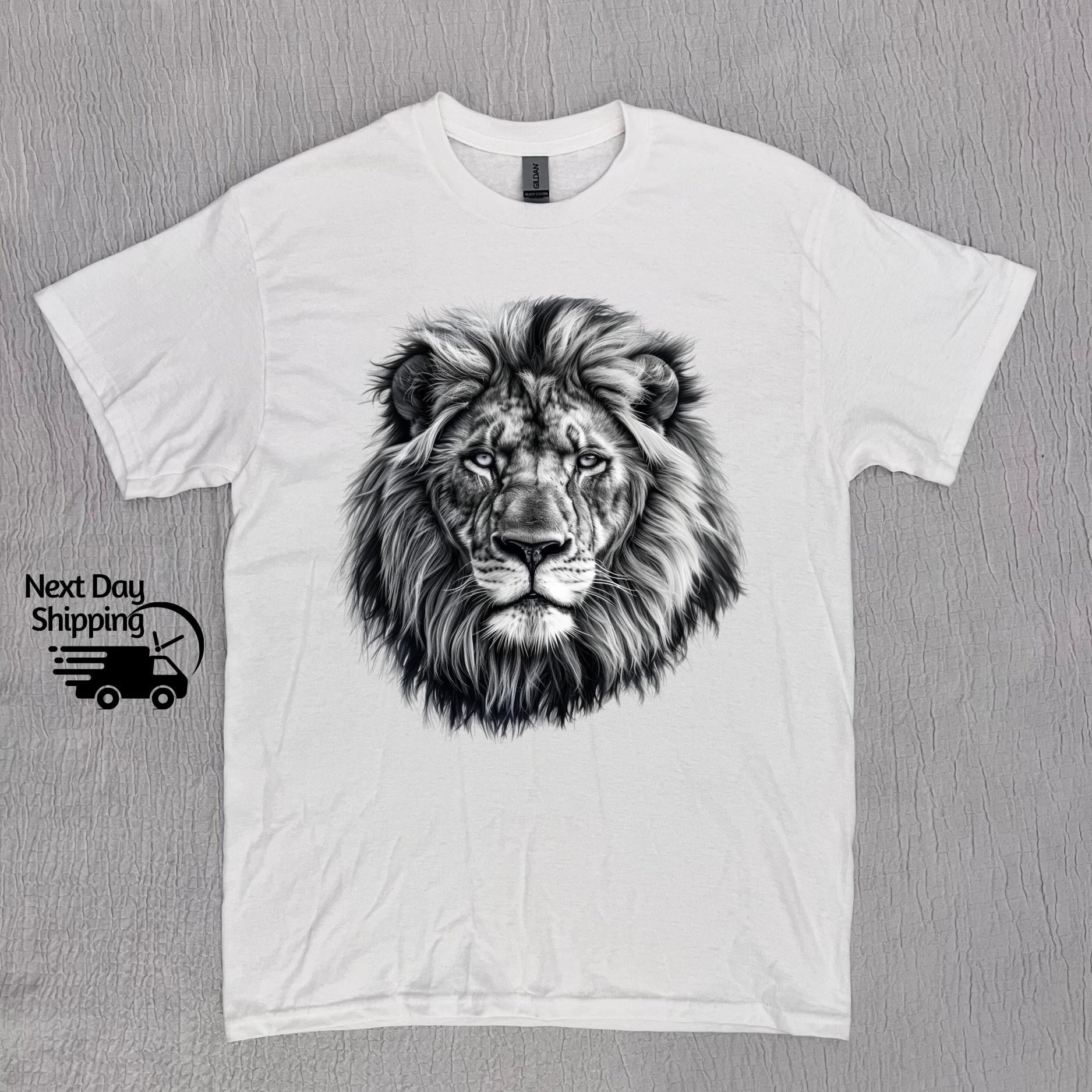Retro Hand Drawn Lion Graphic Shirt, Vintage Lion T-shirt, Retro
