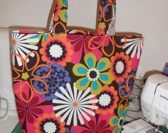 Reversible Grocery/Market/Tote Bag PDF Pattern -Super Easy-Great For Beginner-