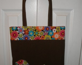 Tote Bag -PDF Pattern includes Applique instructions Great for beginners