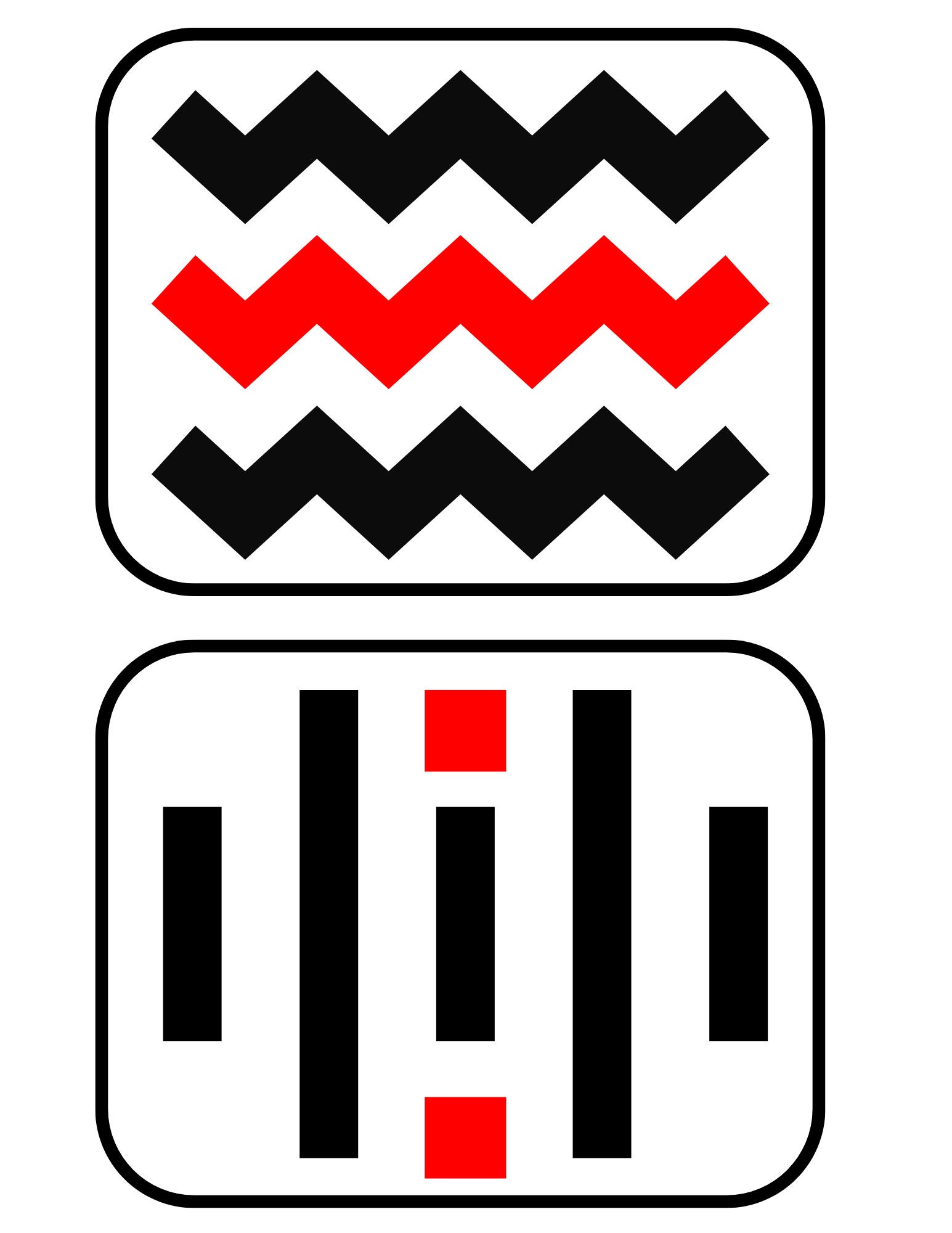Contrast Flash Cards for Babies || Red and Black High Contrast Sensory ...
