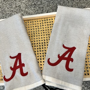 Set of 2 Alabama Kitchen Towels | Sweet Home Alabama Gift | Southern Kitchen Decor | Cotton Dish Towels | Housewarming or Game Day Gift