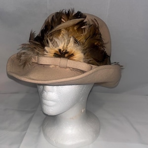 Vintage 100% Wool Hat &quot;Excello&quot; Georgi by Geo W. Bollman & Co Inc Made in USA