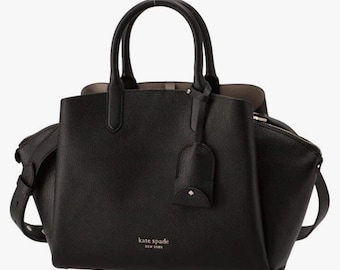 Kate Spade Medium Satchel 2 Way Handbag Black