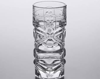 Set mit 3 Forum Vintage Tiki Gläser Cocktail Hawaiian doppelseitige schwere Becher