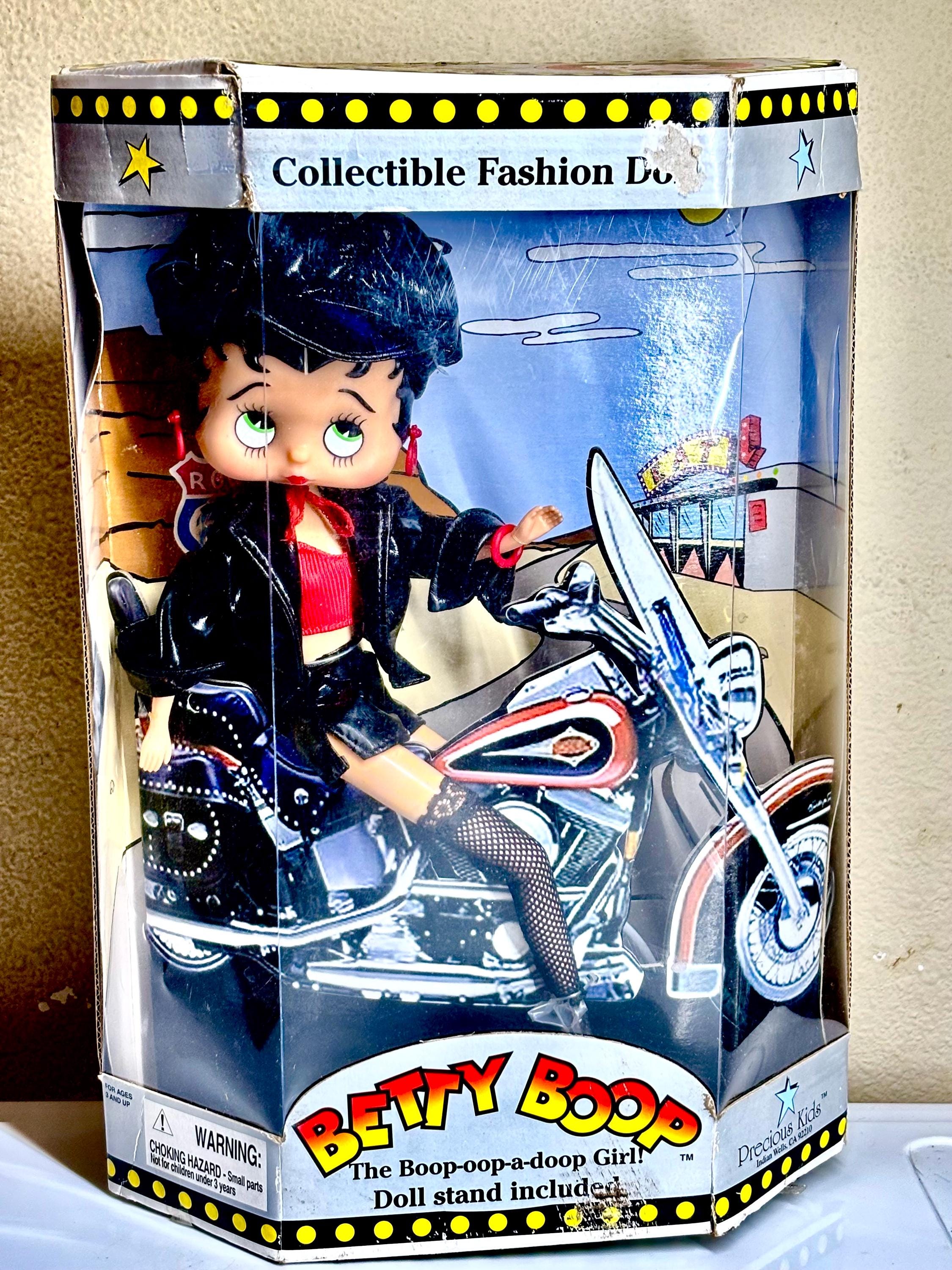 Betty Boop Motorcycle Figurine - Etsy