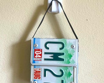 New Hampshire Missippi License Plate Handmade Tote Bag