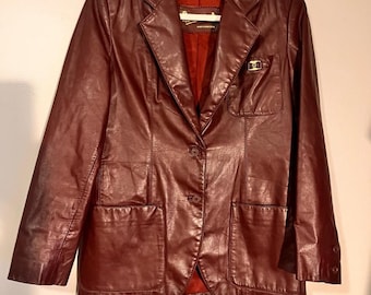 【美品/希少】AIGNER ヴィンテージ A-1レザージャケット 裏地チェック柄 ヴィンテージ AIGNER レザージャケット：1980年代デザイナー