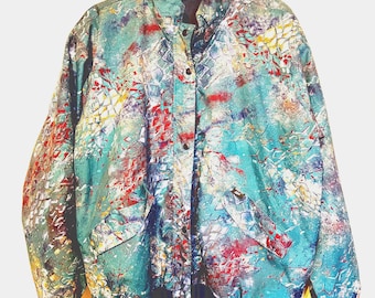 Vintage Mapquest Leslie Jordan World Map Tyvek Jacket - Etsy