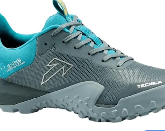 Tecnica Women's Magma S GORE-TEX Hiking Shoes Size 7 Grey Blue Sneakers