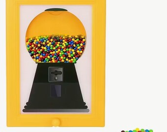 Vintage Great American Jelly Bean Machine – Wall Mount Dispenser