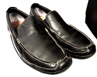 Cole Haan Men's Black Leather Loafers Size 10.5