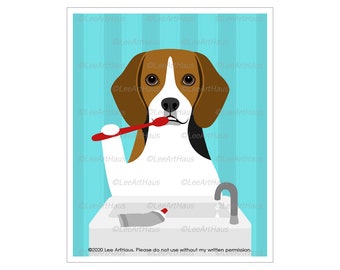 Beagle Wall Art Etsy