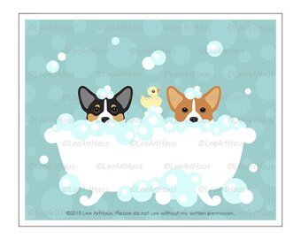 Corgi Picture Etsy