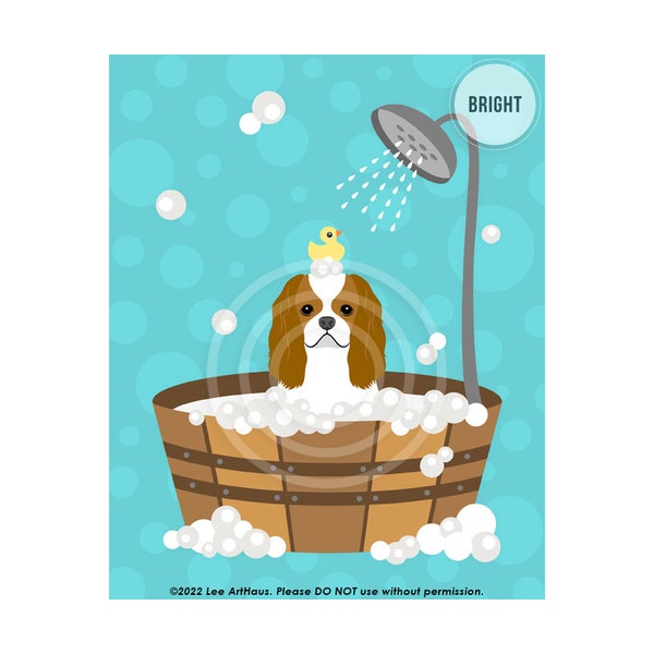 Wooden Dog in Bathtub Wall Art Etsy