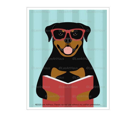 rottweiler reading