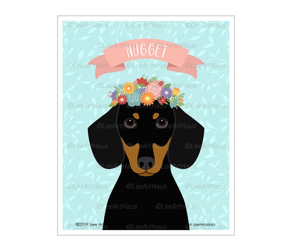 sausage dog drawing