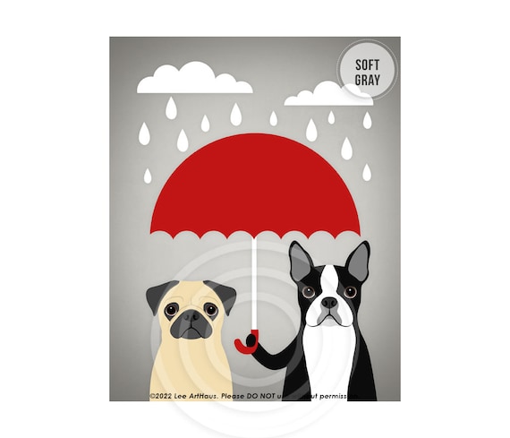 Cairn Terrier Umbrella - Paw Print Cairn Terrier Umbrella - Paw Print