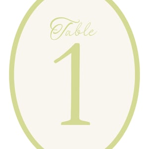 Table Numbers, Party, Wedding, Downloadable Template - Etsy