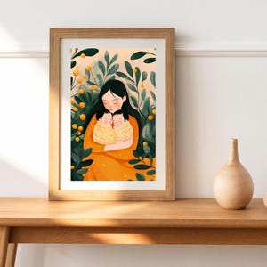Cute Print for Twin Mom - Twin Nursery Art Print - Gift for Mother of Twins - Twin Nusery Decor