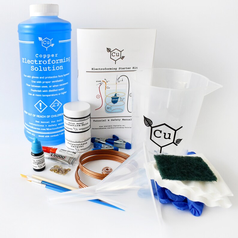 Electroforming Kit Learn How to Electroform Copper Etsy