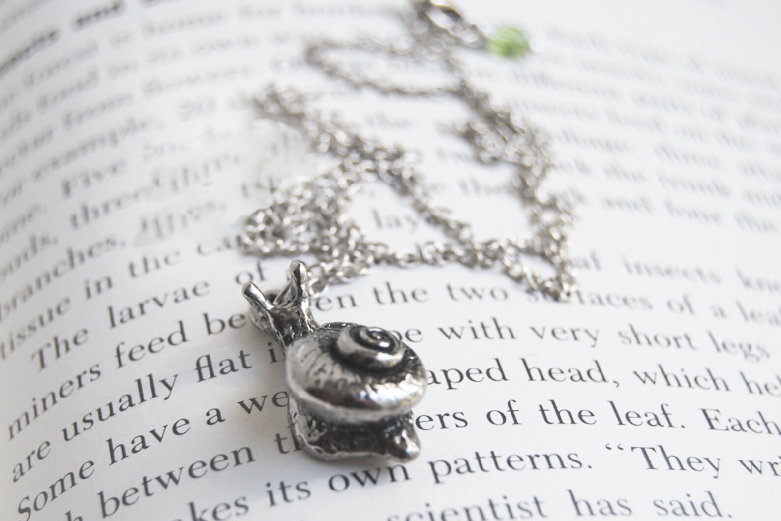 Beautiful Necklace with Snail. main image 1