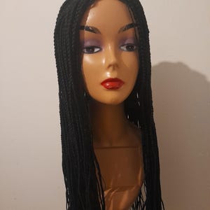 African braided wig, Black braided wig, Wigs